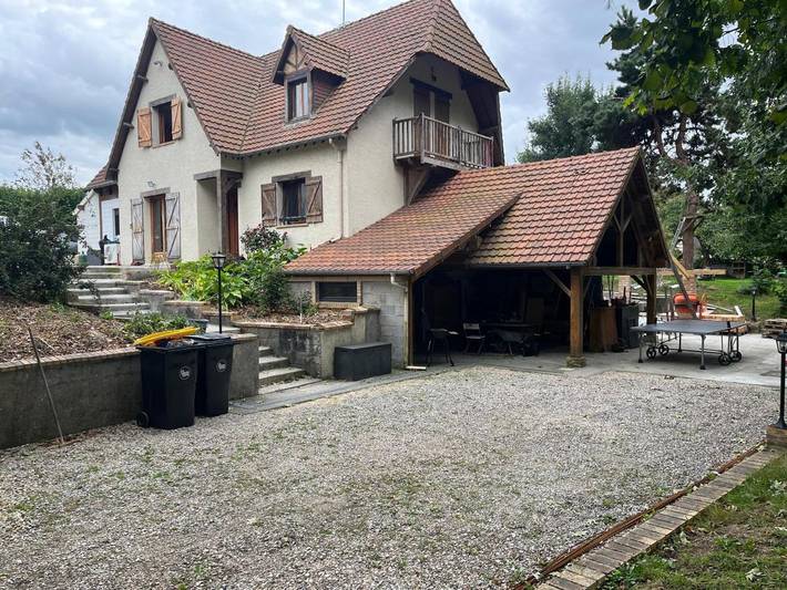 Appartement de vacances pour 10 personnes, avec Terrasse ainsi que Jardin et Vue