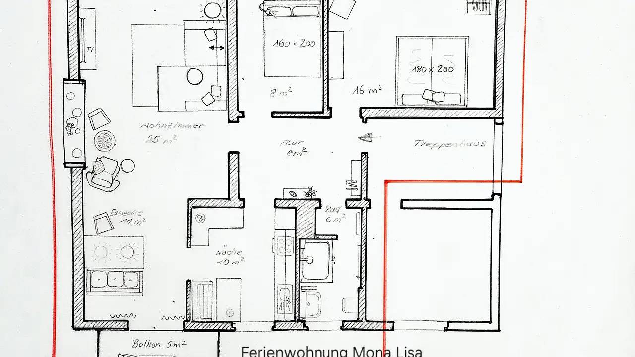 Ganze Ferienwohnung, Ferienwohnung für 4 Personen (84 m²) in Groß-Umstadt in Groß-Umstadt, Main-Odenwald