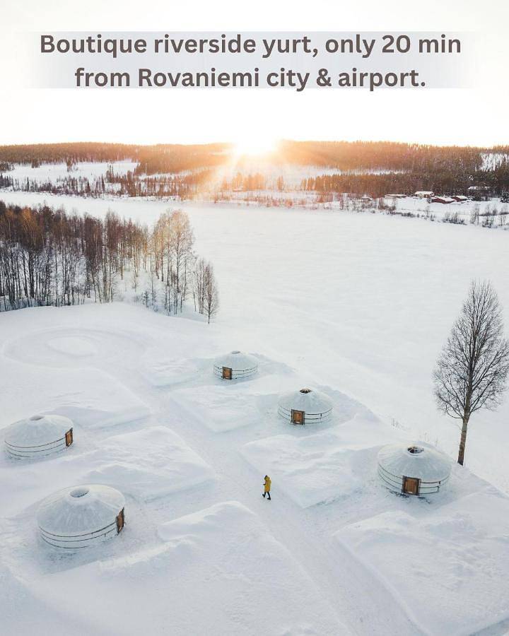 Yurt District in Rovaniemi, Lapland