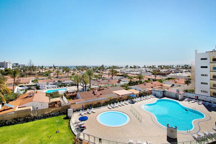 Ferienwohnung für 3 Personen, mit Kinderpool und Garten in Playa del Inglés - 2