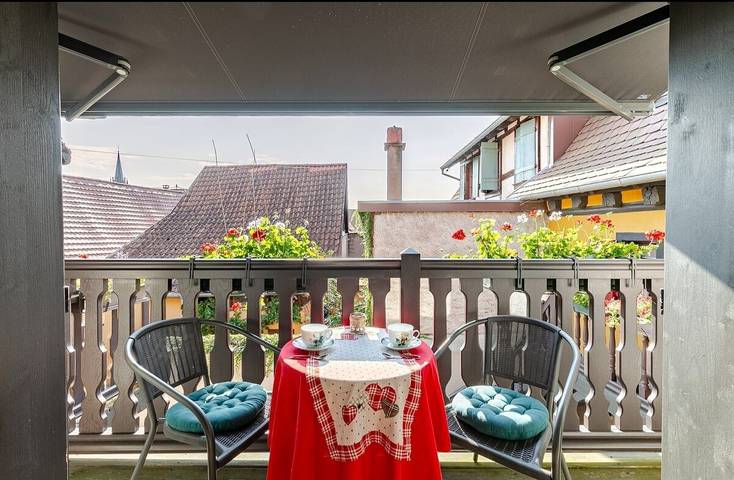 Gîte pour 2 personnes, avec balcon à Dambach-la-Ville - 4