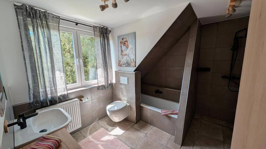 Ferienwohnung für 4 Personen, mit Terrasse und Garten sowie Ausblick in Kalletal - 4