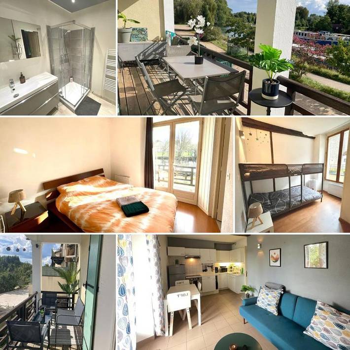 Gîte pour 4 personnes, avec terrasse et vue sur le lac, animaux acceptés à Moret-sur-Loing - 2