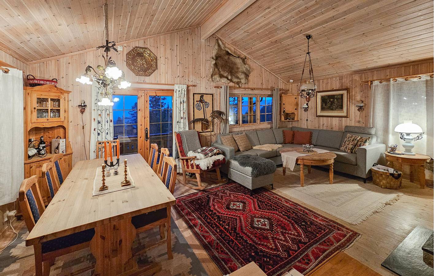 Ferienhaus für 9 Personen mit Ausblick in Hjartdal