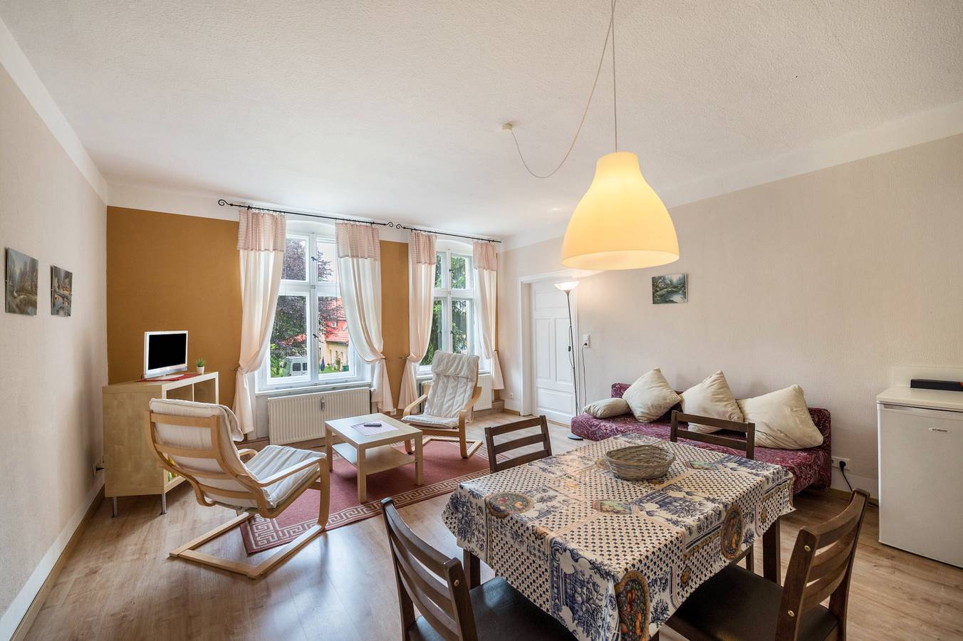 Apartamento entero, Apartamento 'Ferienwohnung 2 Mit Hund' con terraza y jardín compartidos in Krakow am See, Lagos de Mecklenburg