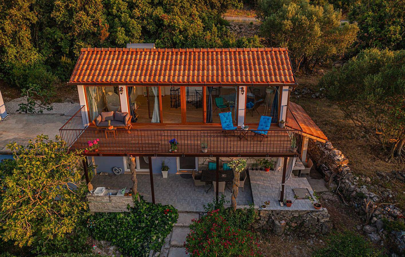 Ferienhaus für 4 Personen mit Terrasse in Blato, Korcula