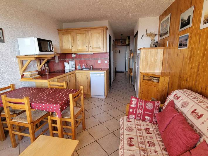 Studio pour 4 personnes, avec Balcon