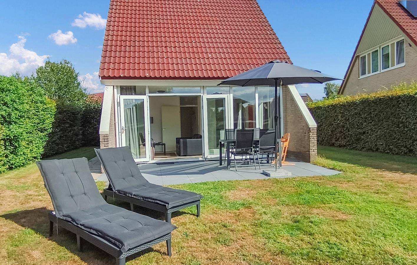 Ferienhaus für 5 Personen mit Terrasse in Vlagtwedde, Groningen und Umgebung