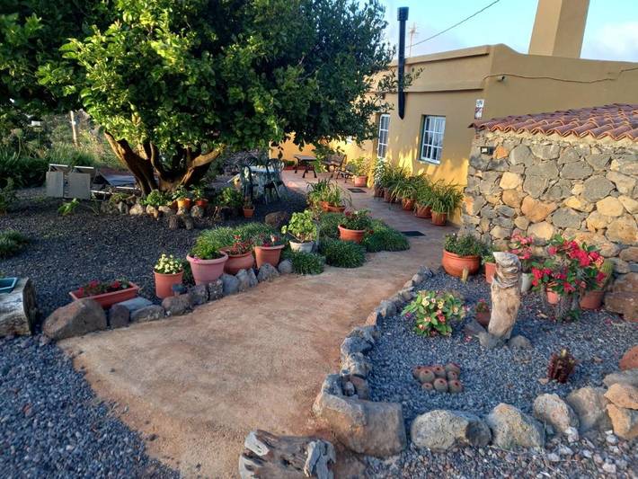 Casa rural para 4 personas, con vistas y jardín en La Palma