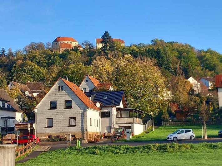 Ferienwohnung für 4 Personen, mit Terrasse und Ausblick in Reichelsheim