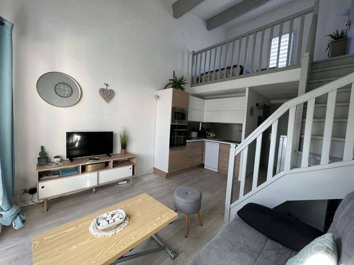 Gîte pour 6 personnes, avec terrasse et piscine, animaux acceptés dans Plage Rochelongue - 4