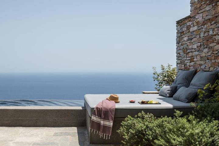 Maison d’hôte pour 3 personnes, avec piscine ainsi que vue et jardin dans Sifnos - 2