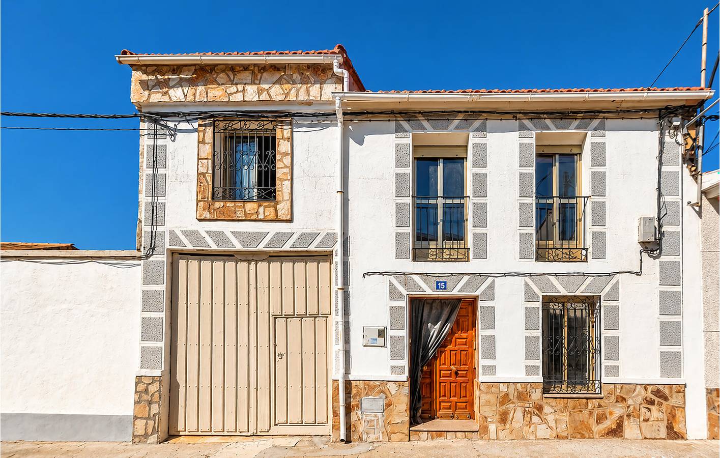 Gemütliche Wohnung mit Garten, Kamin - Nähe Río Salado in Villarrín de Campos, Zamora Provinz
