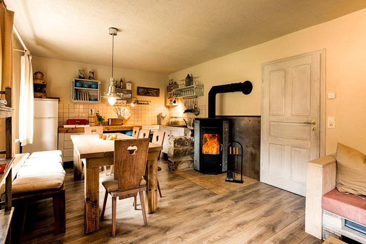 Ferienhaus für 7 Personen, mit Balkon und Terrasse sowie Garten und Ausblick in Schmilka