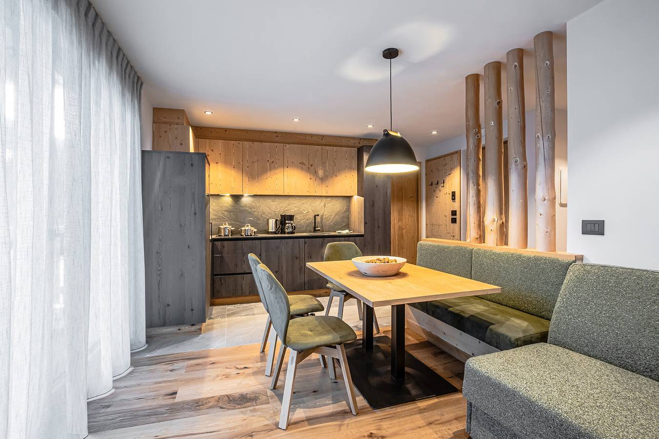 Ganze Wohnung, Ferienwohnung "Biohof Ruances Bosch" mit Bergblick, privater Terrasse und Wlan in Costadedoi, Abtei