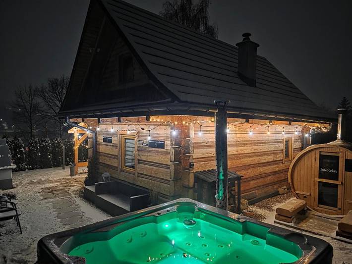 Dom wakacyjny dla 7 osób, z sauna i widok oraz ogród w Myślenice