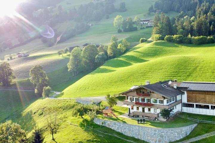 Bauernhof für 9 Personen, mit Balkon und Garten
