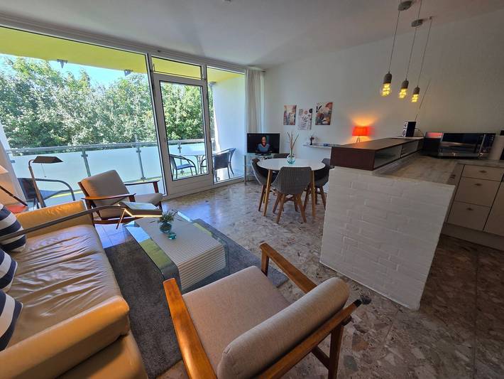 Ferienwohnung für 2 Personen, mit Balkon und Ausblick in Schleswig-Holstein