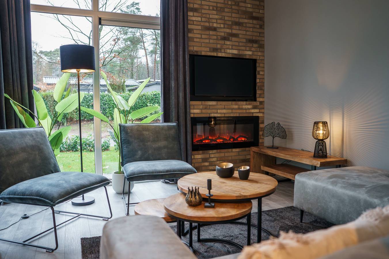 Komfortables Ferienhaus mit stimmungsvollem Kamin für 6 Personen in Lieren in der Veluwe in Veluwe