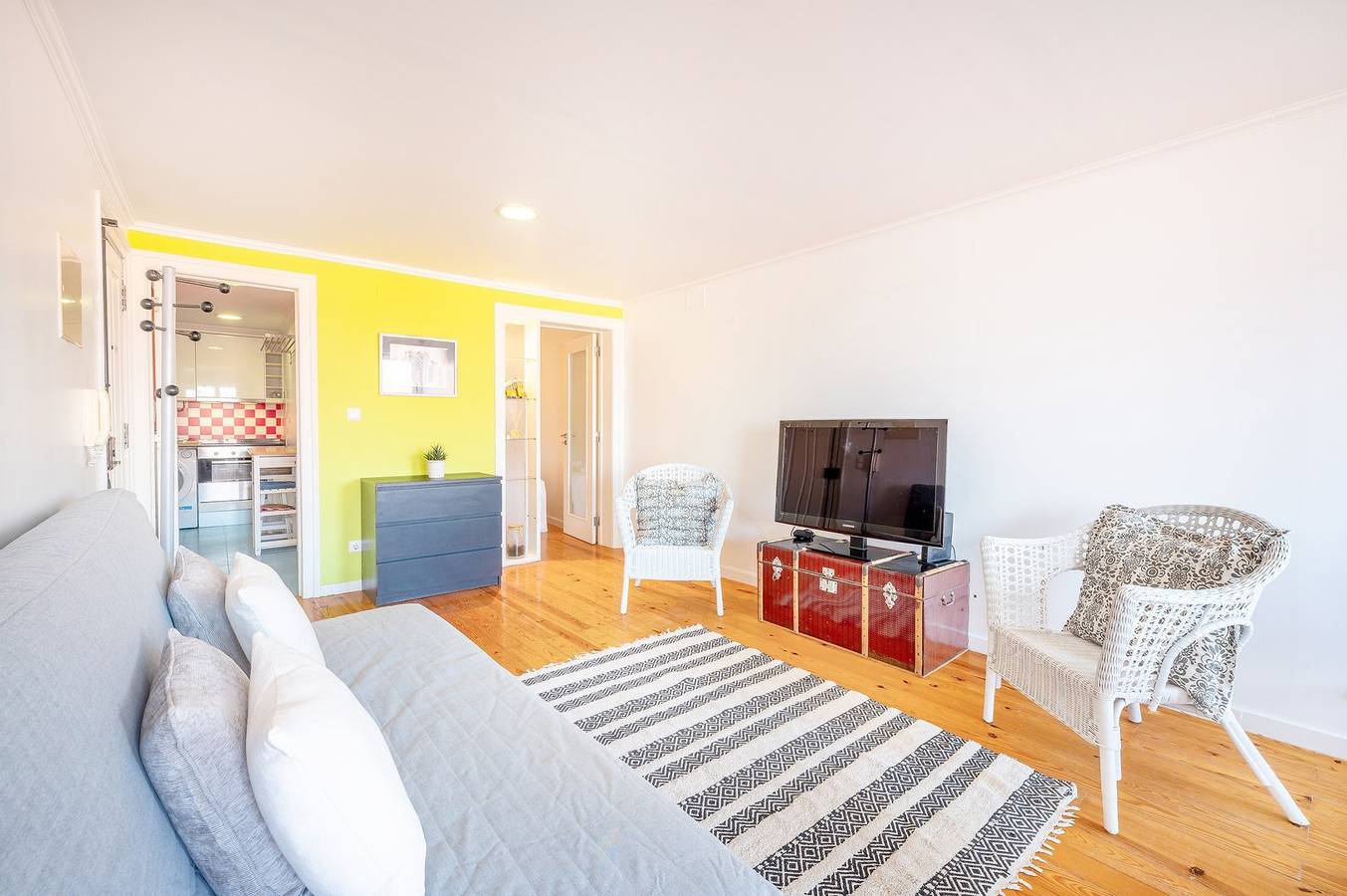 Ganze Wohnung, Ferienwohnung für 2 Personen mit Balkon in Santa Maria Maior, Costa de Lisboa