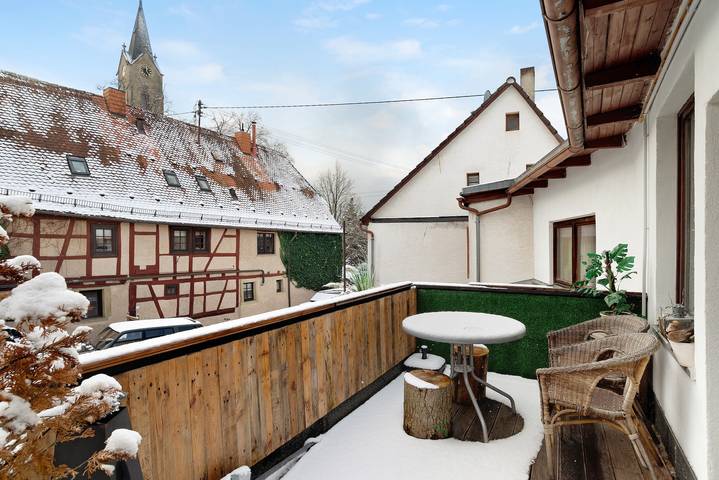 Ganze Wohnung, Ferienwohnung "Wildwest Lounge" mit Pool, Terrasse & WLAN in Eppingen, Kraichgau