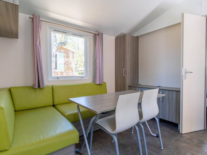 Mobil home 26m² con terraza en Soustons, camping naturaleza in Soustons, Côte d’Argent