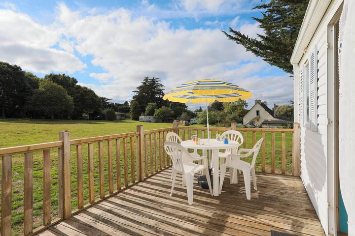 Camping pour 4 personnes, avec jardin