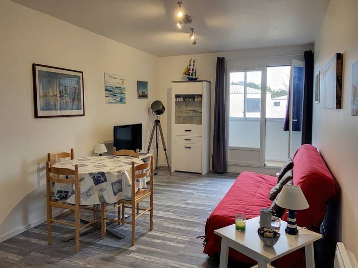 Gîte pour 4 personnes, avec balcon à Saint-Hilaire-de-Riez