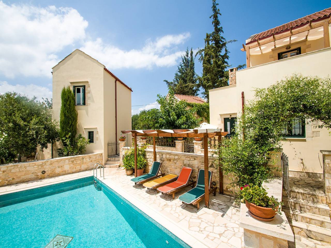 Villa in Chania nahe Almyrida Strand in Douliana, Vamos
