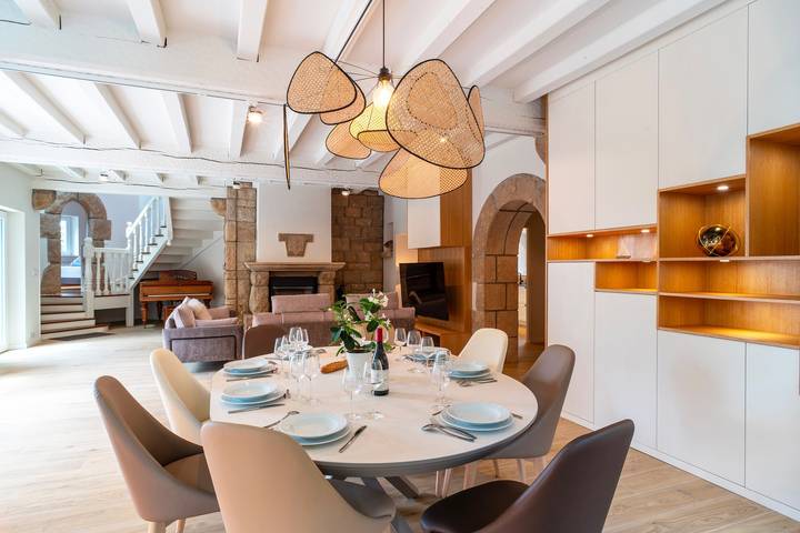 Ferienhaus mit Meerblick für 8 Personen, mit Whirlpool und Garten sowie Pool in der Bretagne - 4