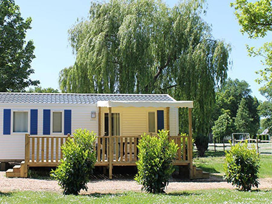 Camping Les Acacias - Mobilhome 6 personas - Escapada en casa rural in La Ville-aux-Dames, Región de Tours