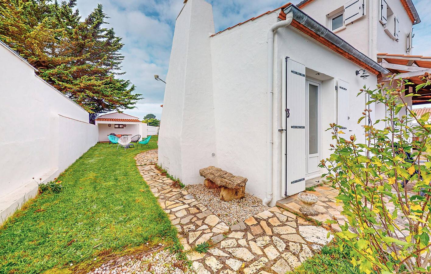 Appartement pour animaux avec jardin, parking + WiFi, 800m de la Plage de la Cabane in L'Épine, Noirmoutier