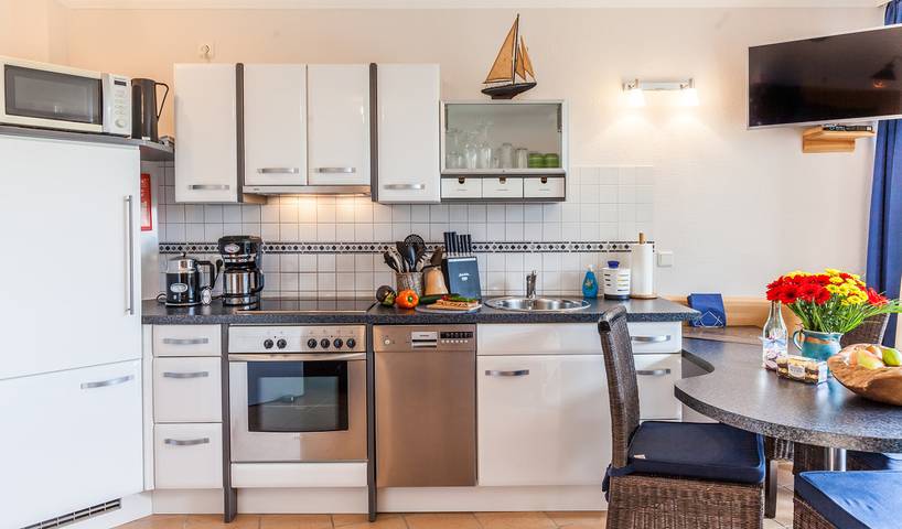 Ferienwohnung für 4 Personen, mit Ausblick und Garten sowie Pool und Sauna in Kronsgaard - 4