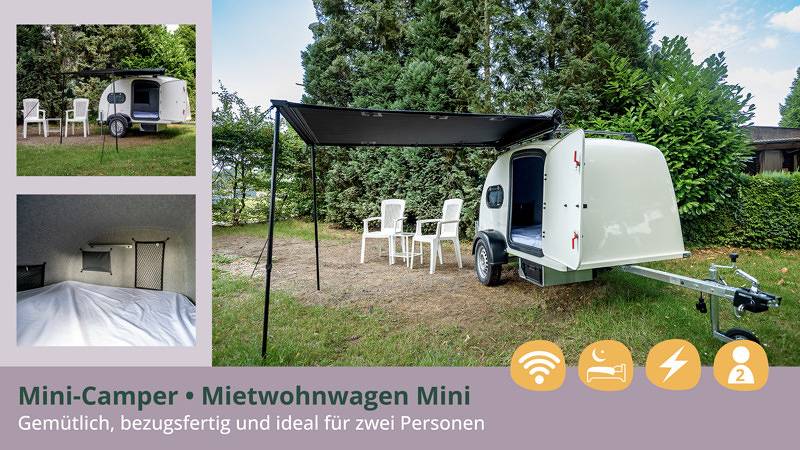 Mini Camper für 2 Personen - Mietwohnwagen in Brüggen, Niederrhein