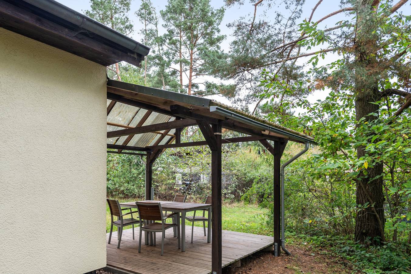 Ferienhaus 'Ferienhaus Mine Hüsung' mit privater Terrasse, Gemeinschaftsgarten und Wlan in Feldberger Seenlandschaft, Mecklenburg-Strelitz
