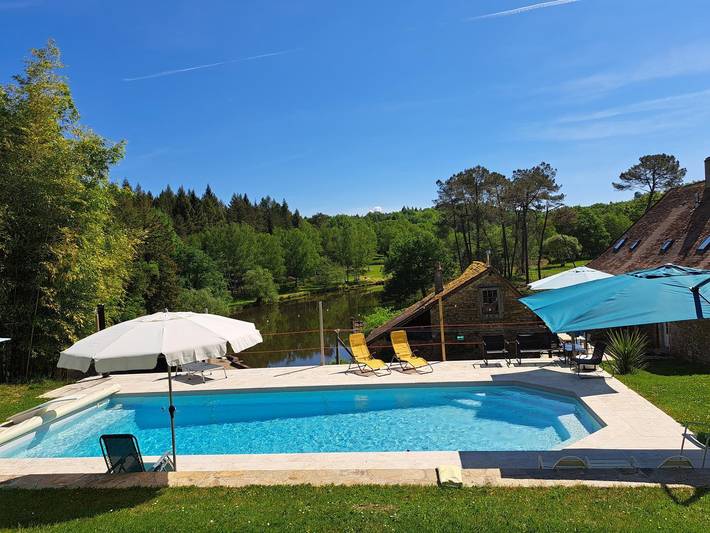 Le pêcheur in Saint-Aurélien, Région de Limoges