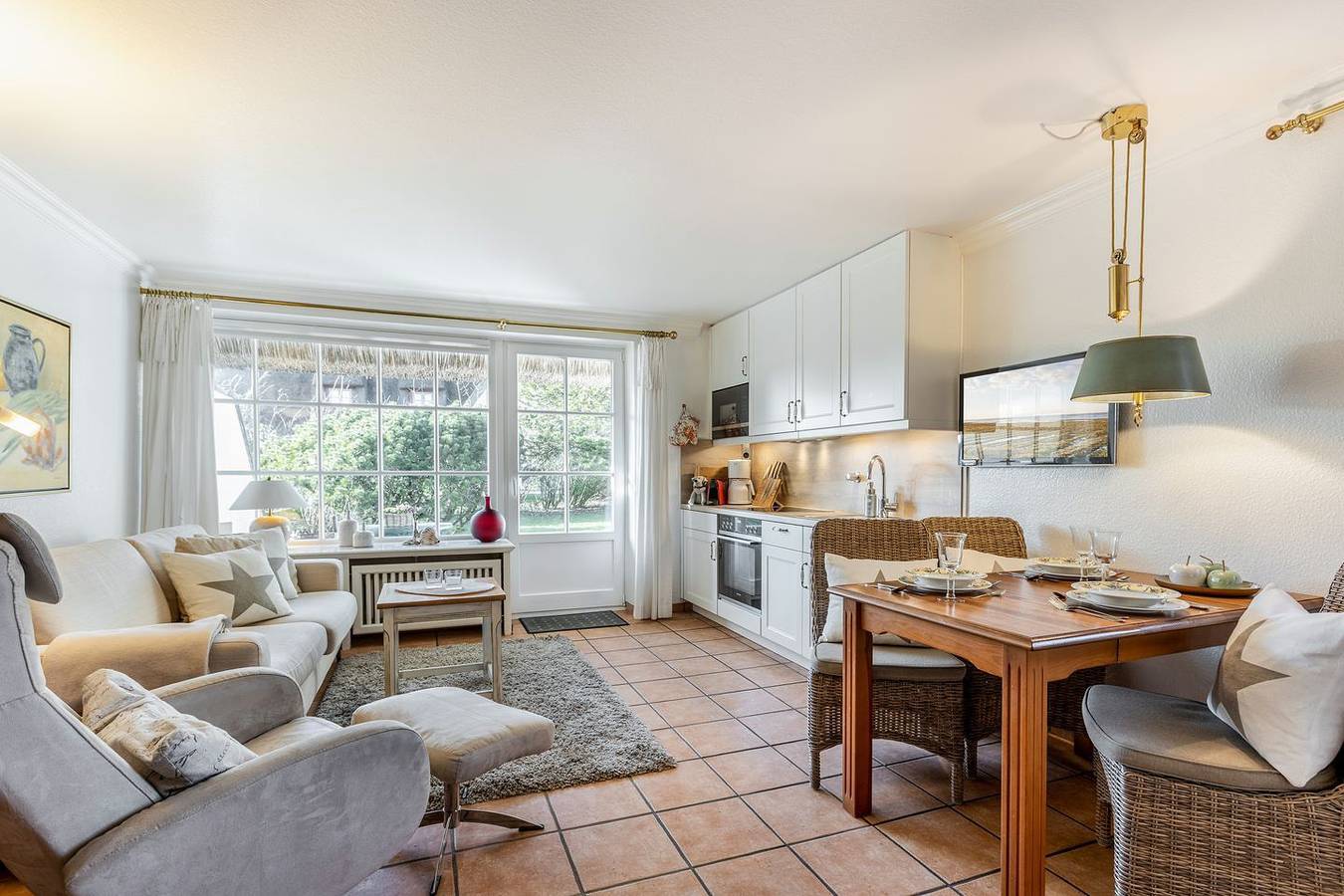 Ganze Wohnung, 2-Raum Appartement unter Reet im Herzen von Keitum in Keitum, Sylt (Gemeinde)