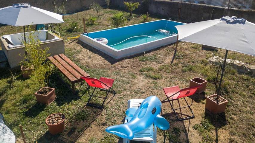 Casa rural con piscina para 6 personas, con Balcón y Terraza además de Jardín y Piscina en Comarca de Vitigudino - 3