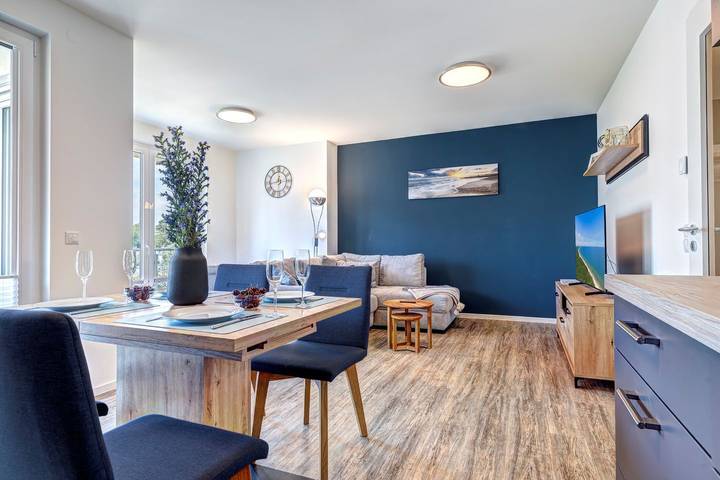 Ferienwohnung für 6 Personen, mit Balkon und Sauna, mit Haustier in Zirchow