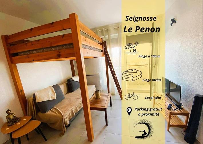 Apartamento de vacaciones para 7 personas, con jardín y balcón - 1