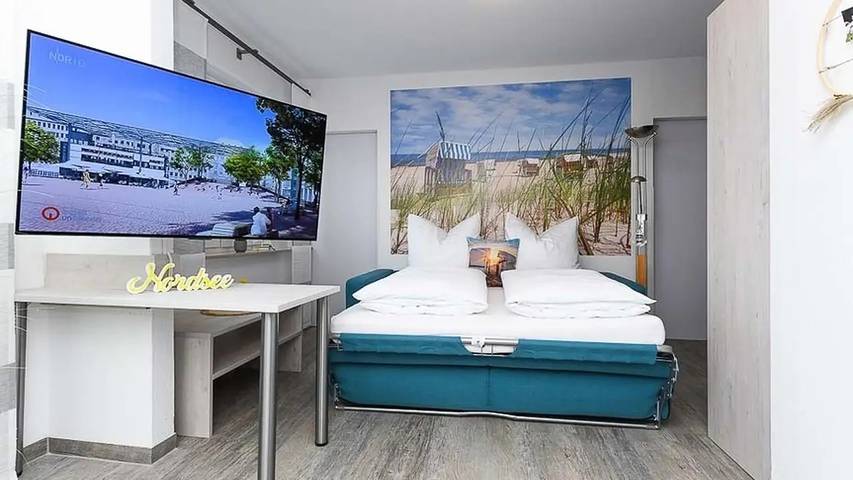 Ferienwohnung für 4 Personen, mit Terrasse und Pool sowie Garten in Bensersiel - 4