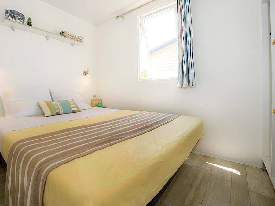 Camping La Coste Rouge - Mobilheim 4 personen - Comfort Xl | 2 Zi. | 4 Pers. | Erhöhte Terrasse | Klim. in La Côte Vermeille, Argelès-sur-Mer