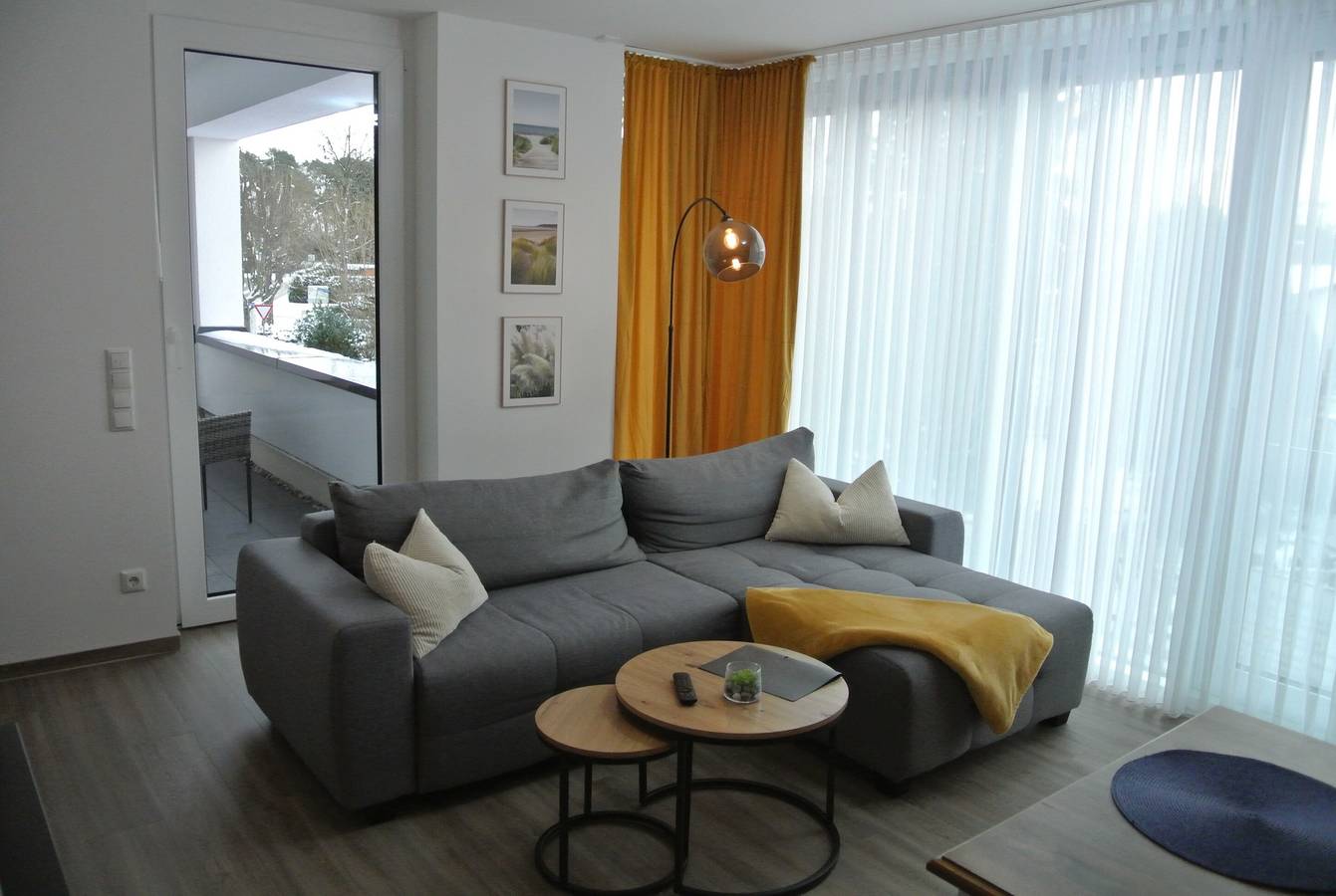 Appartement entier, Appartement « Ferienwohnung Meer-Zeit » avec balcon et Wi-Fi in Lubmin, Poméranie occidentale