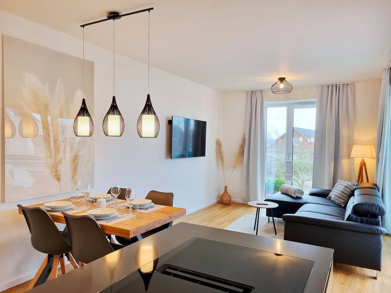 Appartement entier, Ostsee Ferienwohnung Ostseeblick nur 50m Fußweg zum Meer in Kalifornien (Mer Baltique), Schönberg