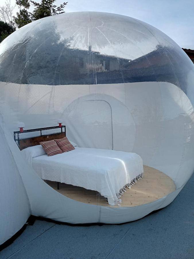 Zelt für 2 Personen, mit Garten und Sauna sowie Pool und Ausblick, mit Haustier - 1