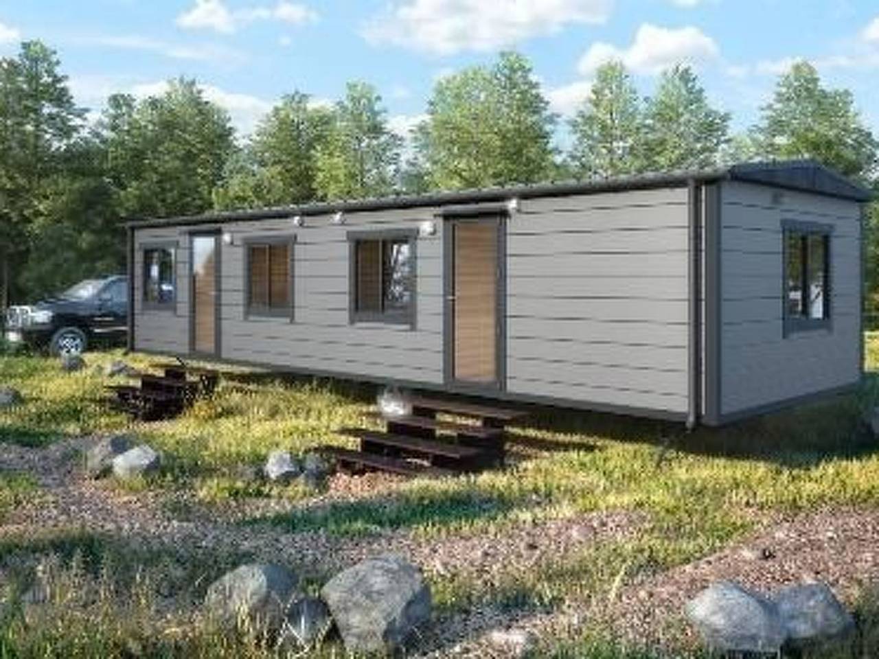 Ganze Wohnung, Mobilheim Zweiundvierzig in Lychen in Lychensee, Lychen