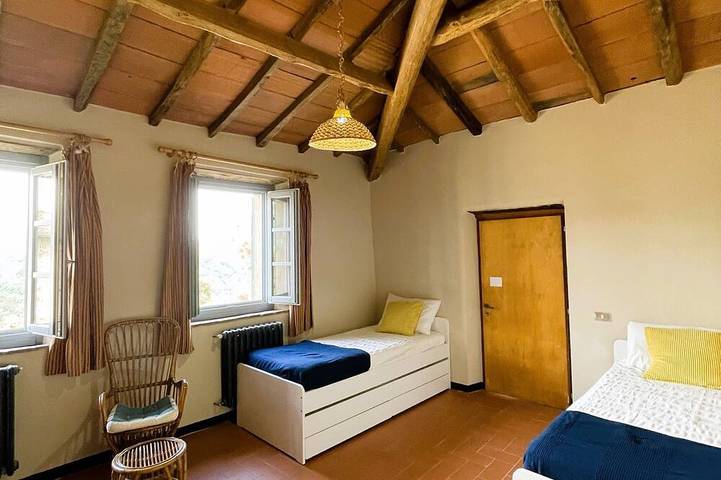 18th century Tuscan farmhouse in the Garfagnana in Barga, Parco Regionale delle Alpi Apuane