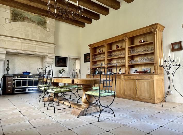 Château pour 18 personnes, avec jacuzzi et jardin en Indre-et-Loire - 4