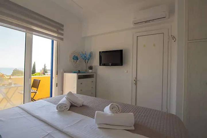Le Petit Refuge 2-stöckige Maisonette mit Meerblick in Stegna (Rhodos), Rhodos