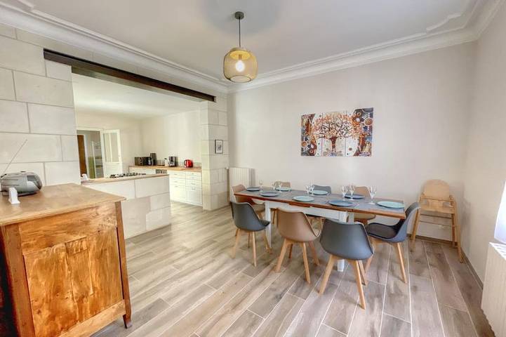 Gîte pour 9 personnes, avec Terrasse